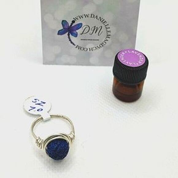 Artisan RING ORDER FORM Aromatherapy Made to Order Unisex Lava Rocks NEW - Picture 13 of 13